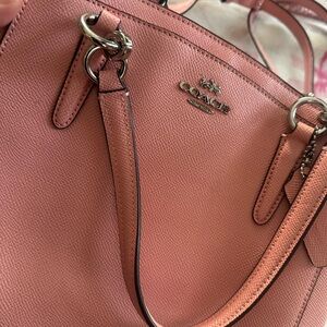 Coach Blush Pink Leather Shoulder Bag